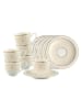 Villeroy & Boch 6er Set Espressotassen mit Untertassen Ivoire 70 ml weiß-gold in weiß-gold