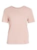 Vila Basic T-Shirt Kurzarm Rundhals Top Oberteil VIMODALA in Rosa