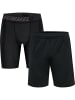 Hummel Hummel Kurze Hose Hmlte Training Herren Feuchtigkeitsabsorbierenden in BLACK/BLACK