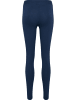 Hummel Leggings "Elemental Cotton Hw Tights" in Blau