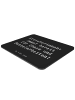 Mr. & Mrs. Panda Mousepad Spruch Erzieherin Chaos mit Spruch in Schwarz