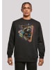 F4NT4STIC Basic Sweatshirt Marvel Guardians of the Galaxy Neon Rocket in schwarz