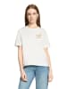 CARTOON Baumwollshirt mit Rundhalsausschnitt in Patch Cream/Gold