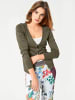 Heine Feinstrickjacke in oliv