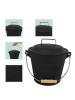 relaxdays 3-tlg. Ascheeimer Set in Schwarz - 4,5 Liter