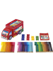 Faber-Castell Filzstift Connector sortiert Packung mit 33 Stück im Metall -Truck-