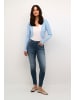 CULTURE Strickjacke CUannemarie Classic fit in Cashmere Blue Melange