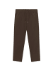 Matinique Casual Hose MALinen Gerade Passform in Chocolate Brown