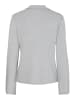 Pieces Strickjacke in Light Grey Melange