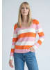 mimo Women Sweater in ORANGE MULTICOLOR