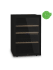 Les Petits Champs Weinkühlschrank 62 Flaschen CAVCDB62 Schwarz, Energieklasse G, Anti-UV, LED