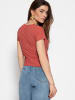 SASSYCLASSY Crop-Shirt in Orange