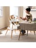 COSTWAY 6 in 1 Hochstuhl Baby in Khaki