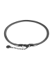 Steel_Art Armband Quinn schwarz farben in schwarz