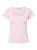 Pieces Oberteil mit kurzen Ärmeln in Parfait Pink1