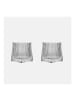 ZOHA 2er Set Whiskeyglas Glas Saft - 180 ml in Transparent