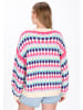 myMo Sweater in turquoise multicolor
