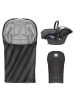 Zamboo Winter Fußsack Deluxe für Babyschale (Maxi-Cosi, in schwarz
