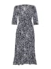 Threadbare Kleid THB Soda Wrap in Black Polka Dot