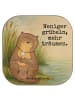 Mr. & Mrs. Panda gläseruntersetzer Otter Muschel Design mit Spruch in Weiß