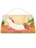 Mr. & Mrs. Panda Schild Einhorn Yoga Design ohne Spruch in Weiß