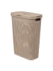5five Simply Smart Wäschekorb aus Kunststoff, 40 l in Beige, (B) 26,5 x (H) 60,5 x (L) 46,4 cm