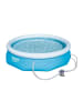 Bestway Bestway® Fast Set™ Aufstellpool-Set mit Filterpumpe Ø 366 x 76 cm, blau, rund in Blau ab 3 Jahre