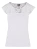 Urban Classics Urban Classics Damen Ladies Top Laces Tee in white