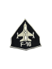 Catch the Patch F 16 ArmyApplikation Bügelbild inSchwarz