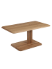 58 aufm Kessel COUCHTISCH Carolann höhenverstellbar 100x60x48,5 Massivholz Wildeiche