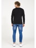 PLUS EIGHTEEN Herren Sweater in Schwarz