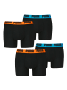 Puma 4er Pack Boxers in Schwarz