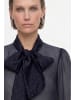 Rich & Royal Schluppenbluse in marine flieder