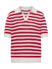 Cecil Kurzarm Poloshirt in Mesh-Qualität in Rot