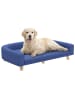 Pawhut Hundesofa Blau 98L x 67B x 25H cm