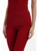 faina Jersey-Hose Mit Glanzgarn in Rot