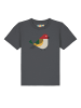 wat? Apparel T-Shirt Vogel in Grau