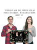 Mr. & Mrs. Panda Schmutzfangmatte Bär und Maus Schlitten mit Spruch in Schwarz