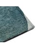 lola & moi Teppich Teal in Silber