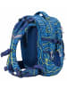 Belmil Wave Infinity Yellow Lines Schulrucksack