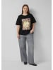 QS T-Shirt in 99D0_schwarz