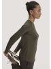 Hessnatur Longsleeve in vintage oliv