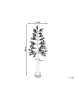 Beliani LED Deko ALBIONI in Weiß/Grün - (W) 57 x (H) 180 x (L) 57 cm