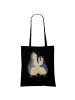 Mr. & Mrs. Panda Beutel Pinguin umarmen ohne Spruch in Schwarz