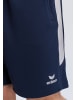 erima Squad Worker Shorts in new navy/silver grey