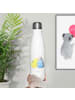 Mr. & Mrs. Panda Edelstahl Trinkflasche Wellensittich Liebe ohne... in Weiß
