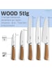 Kuppels 5-tlg. Messerblock WOOD in holz