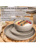 Sänger Tafelservice Kairo Clay - 24 teilig aus Steingut