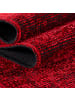 KADIMA DESIGN Teppich Kurzflor Waschbar Einfarbig KOFEL Strapazierfähig OEKO-TEX in Rot