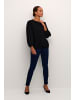 Kaffe Langarm-Bluse KAwilma Regular fit in Black Deep